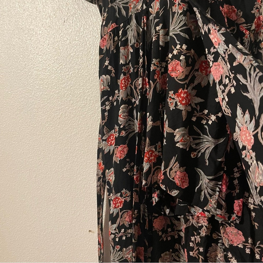 Miami Black and Red Floral Maxi Dress/romper size Small NWT - Picture 8 of 11